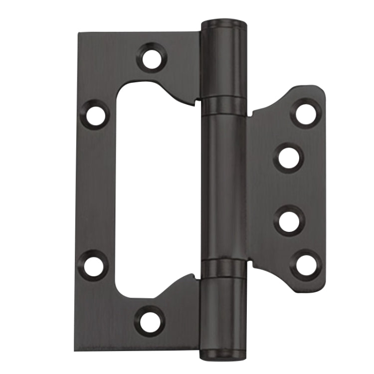 4 Inch Hinge Stainless Steel Bearing Loose-leaf Solid Wood Door Mute Thickening Folding Hundred-page Hinge, Size:4x3x3.0cm, Color:Black