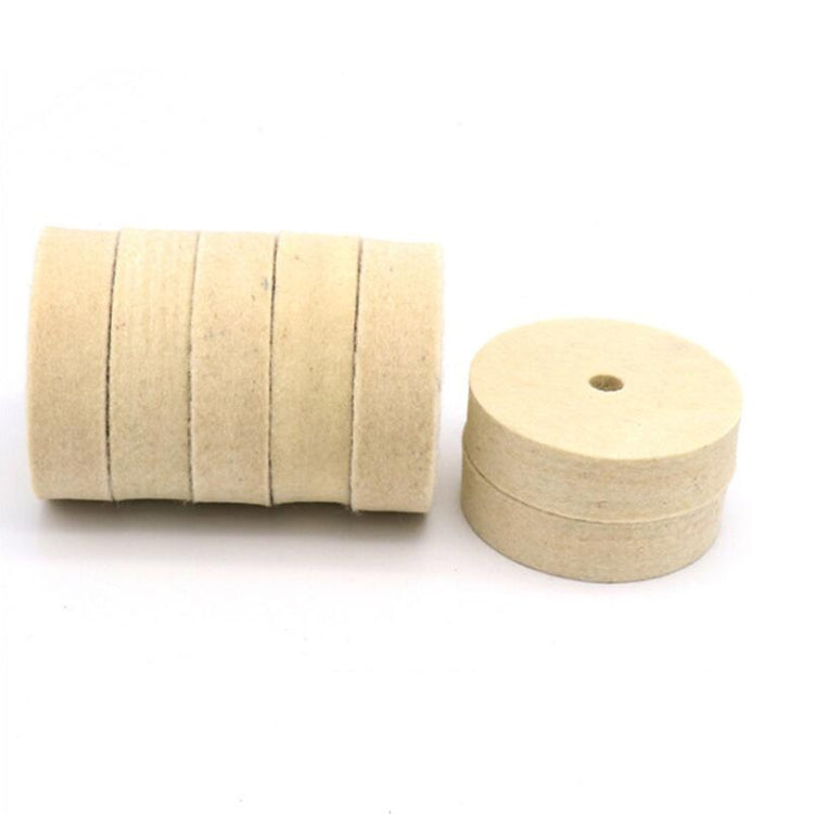 Wool Wheel Mill Accessories Metal Polishing Wheel, Size:75x10mm