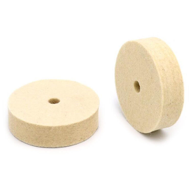 Wool Wheel Mill Accessories Metal Polishing Wheel, Size:75x10mm