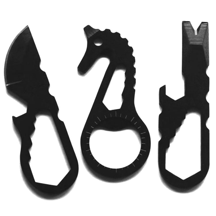 Portable Outdoor Survival Multifunctional Stainless Steel Bottle Opener Combination Card Small Gadget