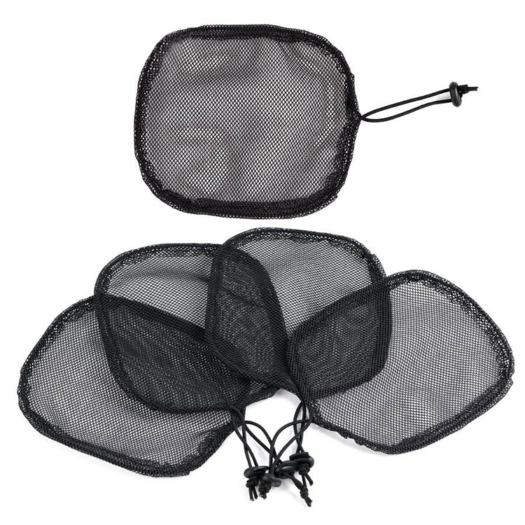 10 PCS Wig Hat Making Ponytail Black Hairless Net Hair Net(Black)