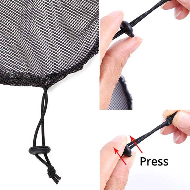 10 PCS Wig Hat Making Ponytail Black Hairless Net Hair Net(Black)