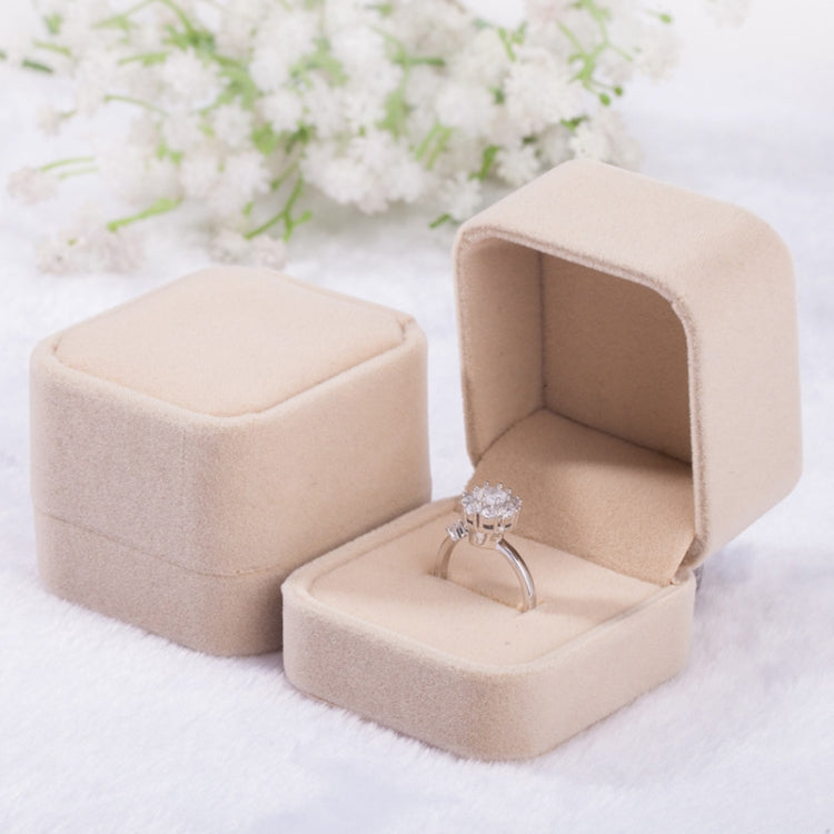 3 PCS Wedding Jewelry Accessories Square Velvet Jewelry Box Jewelry Display Case Gift Boxes Ring Earrings Box