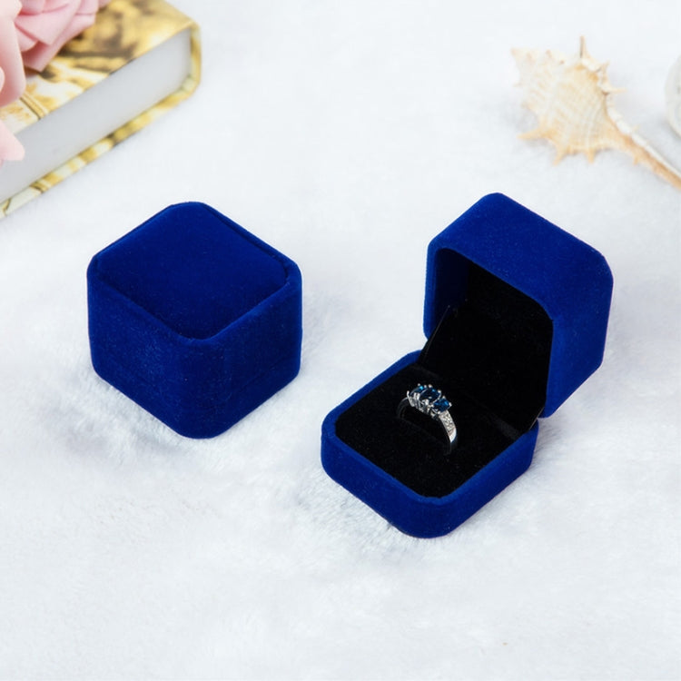 3 PCS Wedding Jewelry Accessories Square Velvet Jewelry Box Jewelry Display Case Gift Boxes Ring Earrings Box