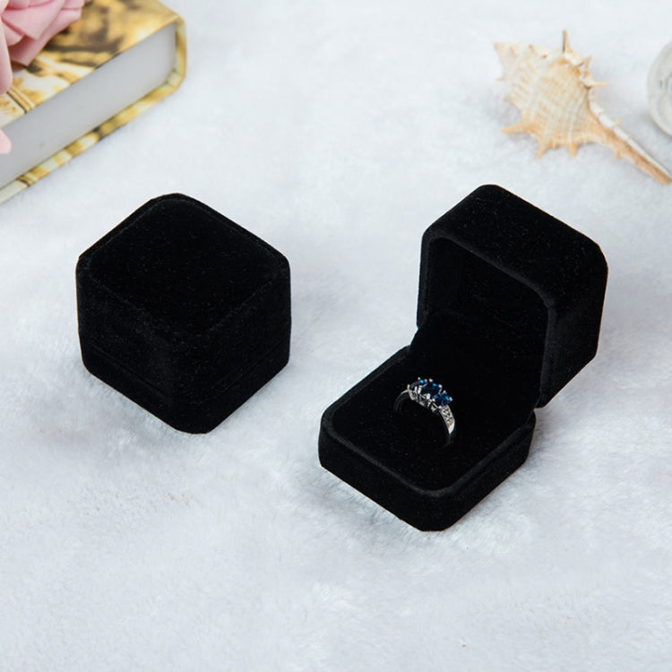 3 PCS Wedding Jewelry Accessories Square Velvet Jewelry Box Jewelry Display Case Gift Boxes Ring Earrings Box