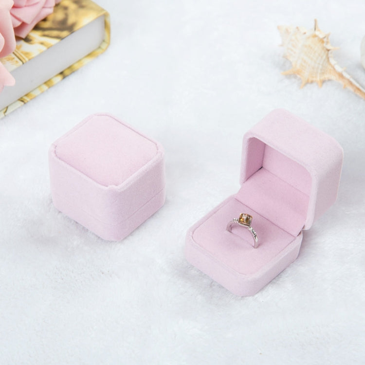 3 PCS Wedding Jewelry Accessories Square Velvet Jewelry Box Jewelry Display Case Gift Boxes Ring Earrings Box