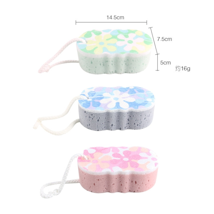 3 PCS Kitchen Multipurpose Environmental Protection Printing Mesh Cleaning Sponge Brush, Random Color Delivery