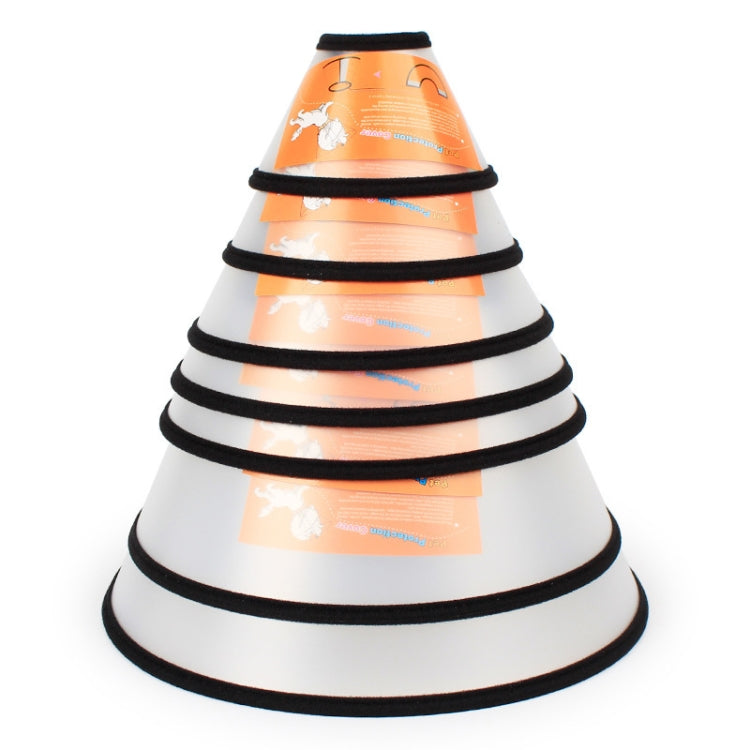 3 PCS Pet Protective Collar Cat Dogs Neck Surgery Wound Healing Health Circle, Size:17-25cm