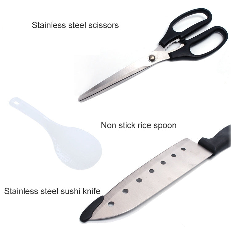 7 In 1 Outdoor Portable Cookware Set Picnic Kitchen Utensils 201 Stainless Steel Barbecue Picnic Supplies Handbag