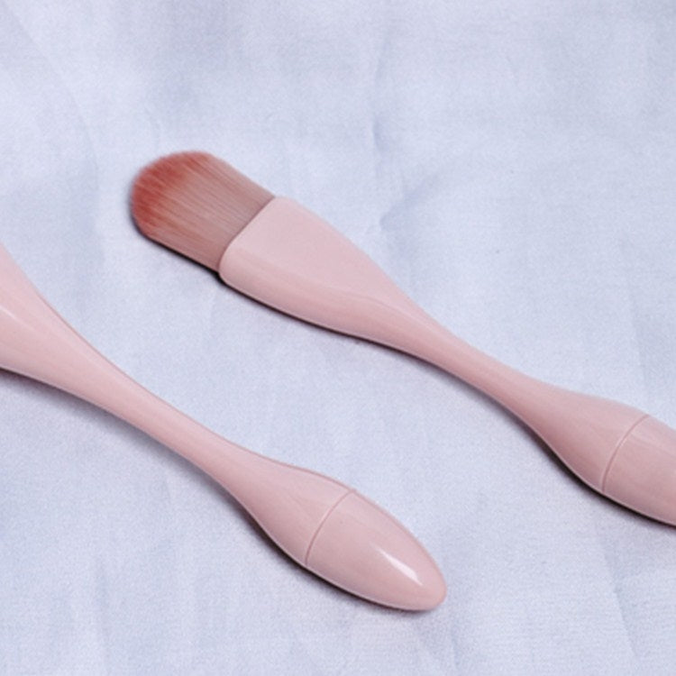 Mini Makeup Brush Set Portable Tool Beauty Makeup Brush Small Waist Brush, Style:Lollipop Skin Color 5 Sticks + Stand