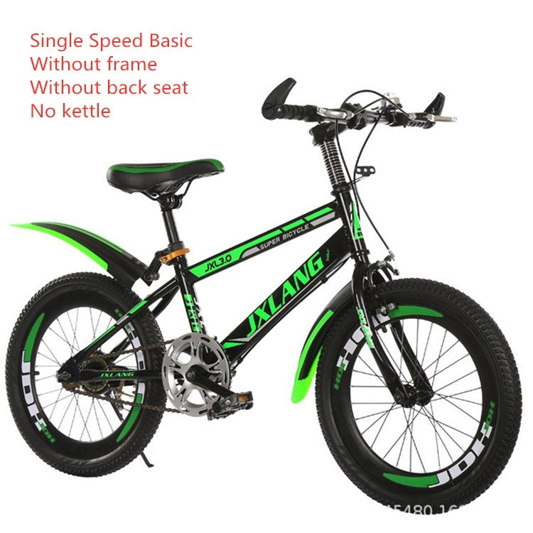 20 Inch Childrens Bicycles 7-15 Years Old Children Without Auxiliary Wheels, Style:Single Speed Basic