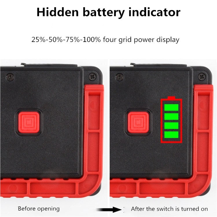 24W 2000LM LED Floodlight Work Lamp Red-Blue Warning Outdoor Multi-function Camping Mobile Floodlight