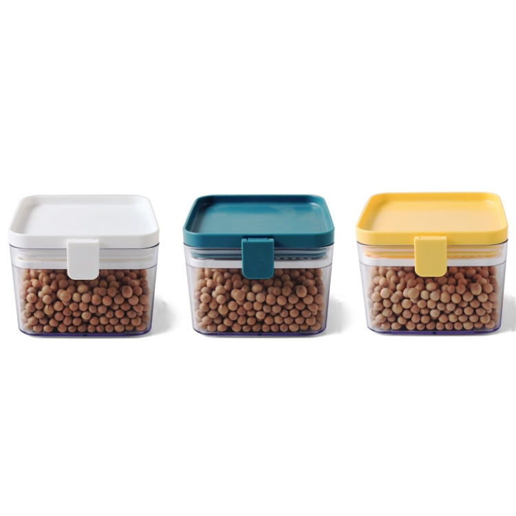 Plastic Sealed Cans Refrigerator Fresh-keeping Box Kitchen Moisture-proof Storage Cans Grains Storage Box Random Color Delivery, Capacity:500ml