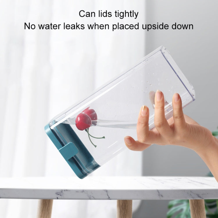 Plastic Sealed Cans Refrigerator Fresh-keeping Box Kitchen Moisture-proof Storage Cans Grains Storage Box Random Color Delivery, Capacity:500ml