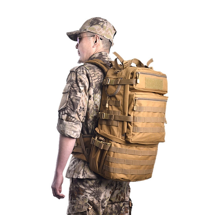 Waterproof Nylon Backpack Shoulders Bag Outdoors Hiking Camping Travelling Bag, Capacity:45L