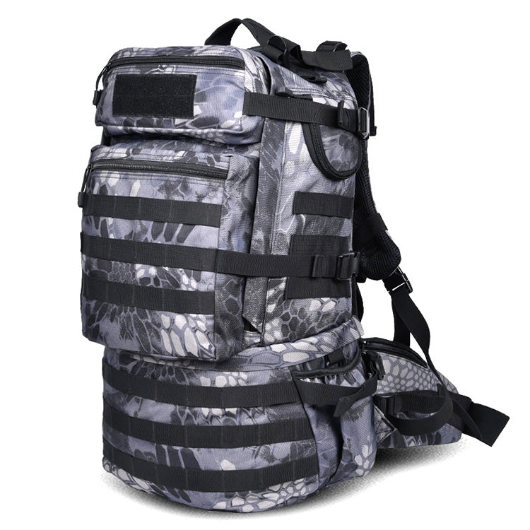 Waterproof Nylon Backpack Shoulders Bag Outdoors Hiking Camping Travelling Bag, Capacity:45L