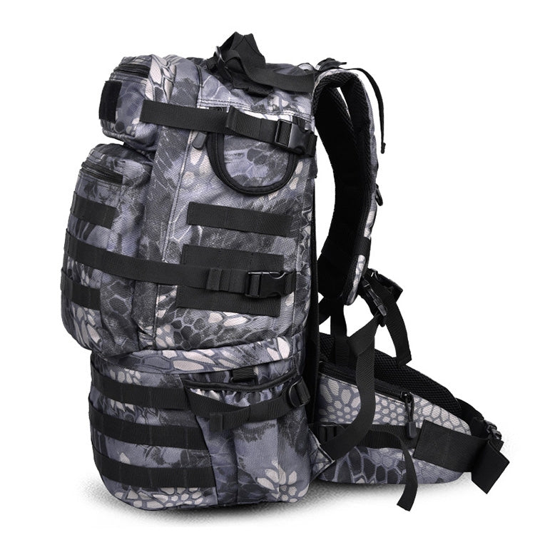 Waterproof Nylon Backpack Shoulders Bag Outdoors Hiking Camping Travelling Bag, Capacity:45L