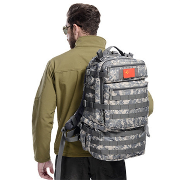 Waterproof Nylon Backpack Shoulders Bag Outdoors Hiking Camping Travelling Bag, Capacity:45L