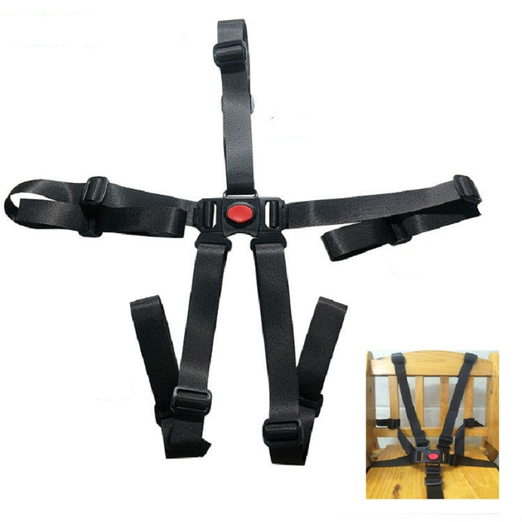 Five-point Child Safety Belt For Baby Stroller Seat Belt