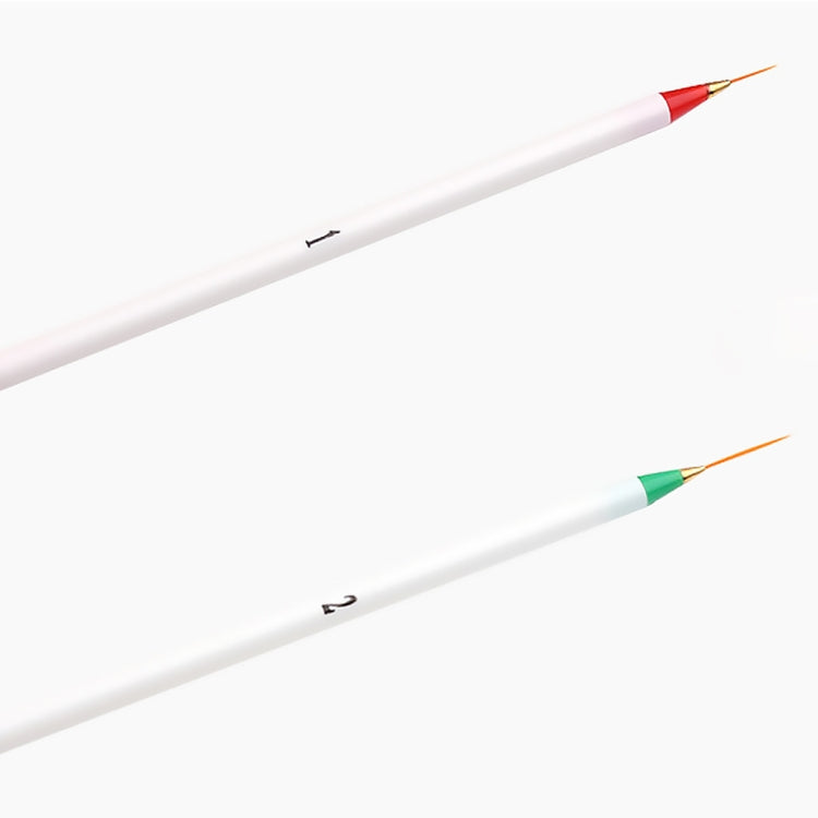 3 PCS  Nail DIY Drawing Painting Striping Plastic Pull Line Pens Superfine Brush Kit Tools