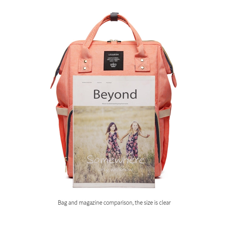 Stripe Fashion Multi-function Mom Bag Treasure Mother Go Out Backpack Large Capacity Baby Bag
