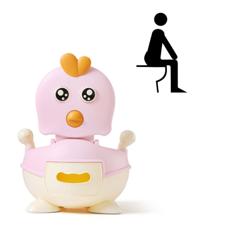 Baby Cute Cartoon Non-slip Toilet(Pink)