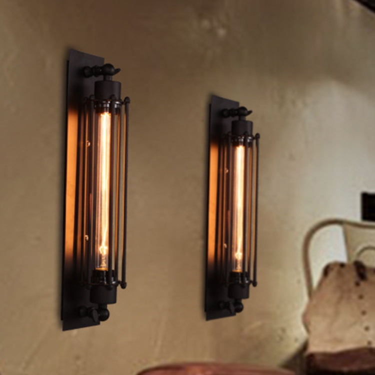 UV/LED E27 Wall Lamp American Country Aisle Balcony Industrial Wind Iron Vintage Aidi Growing Flute Outdoor Bar Light with 4W LED Bulb