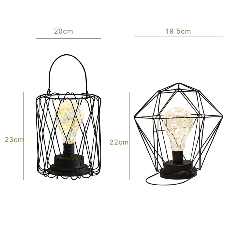 Minimalist Copper Lamp Bedroom Home Wrought Iron Table Lamp, Specification:7-Word
