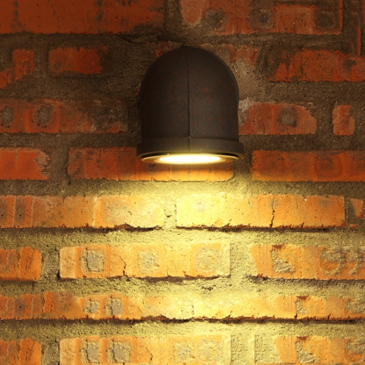Single Head Conduit Loft Lamps Creative Stair Light Iron Art Porch Cafe Wall Lamps, Power Source:3W Wall Light