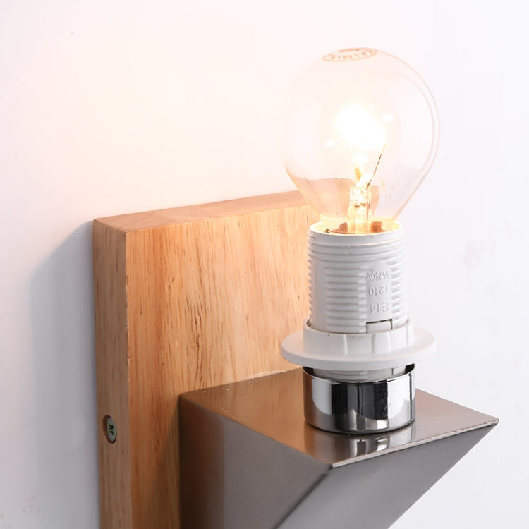 Modern Minimalist Wood Bedside Wall Lamp Engineering Light without Light Source, AC 220V