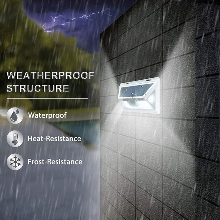 Solar Powered Motion Sensor IP65 Waterproof COB LED Outdoor Security Night Wall Light
