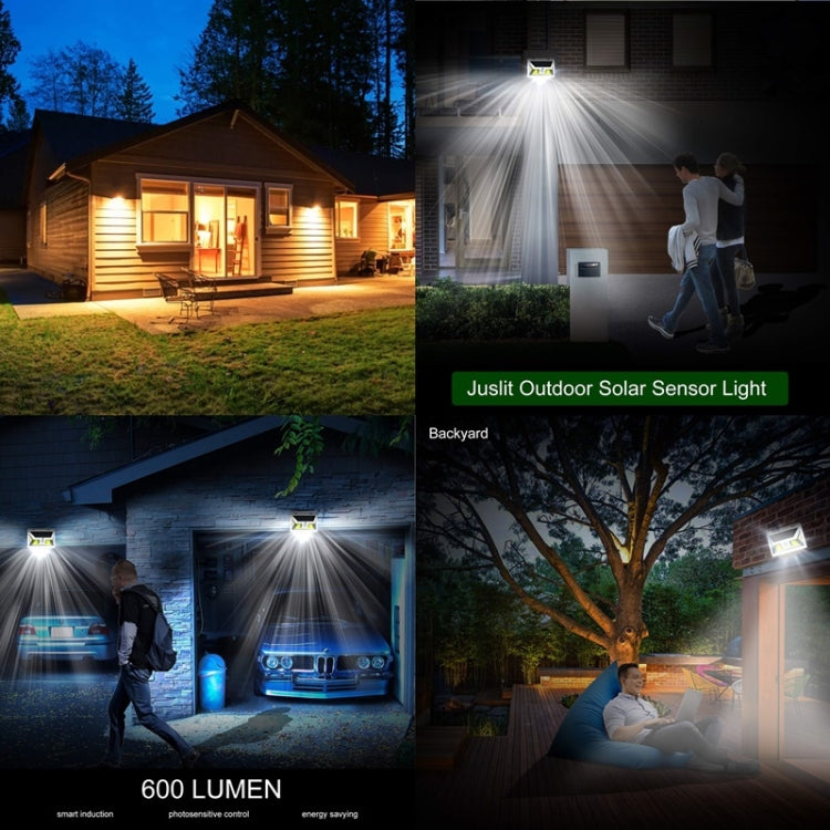 Solar Powered Motion Sensor IP65 Waterproof COB LED Outdoor Security Night Wall Light