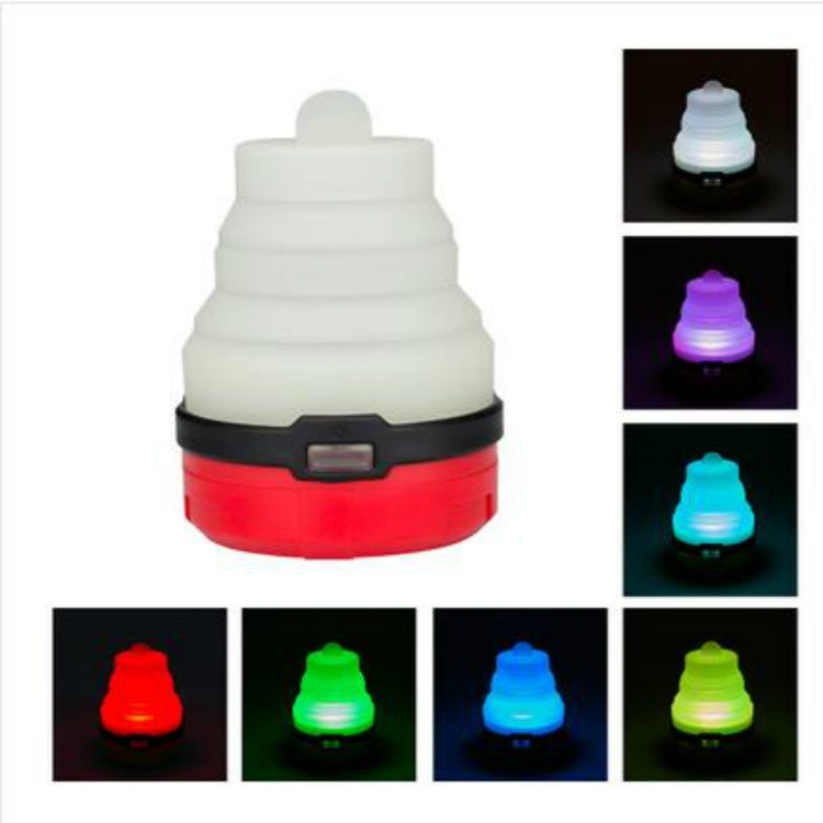 2 PCS Portable Emergency Camping Lantern Tent Soft Light Outdoor Hanging 5 LED Bulb