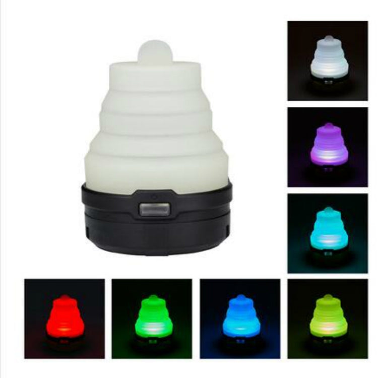2 PCS Portable Emergency Camping Lantern Tent Soft Light Outdoor Hanging 5 LED Bulb