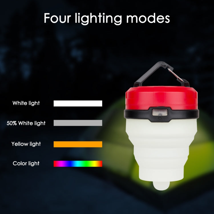 2 PCS Portable Emergency Camping Lantern Tent Soft Light Outdoor Hanging 5 LED Bulb