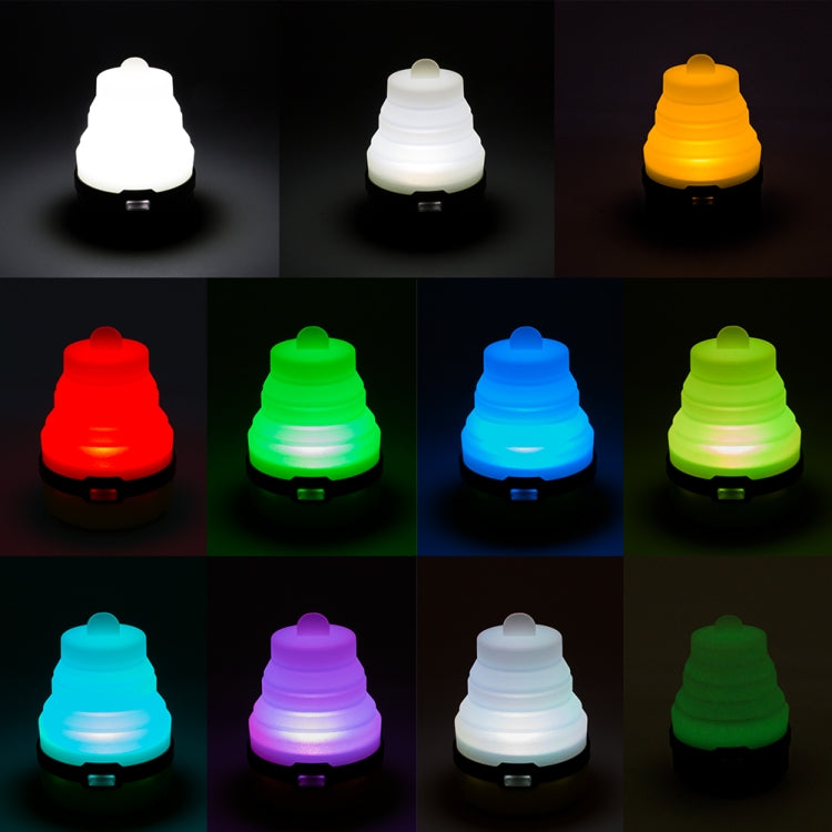 2 PCS Portable Emergency Camping Lantern Tent Soft Light Outdoor Hanging 5 LED Bulb