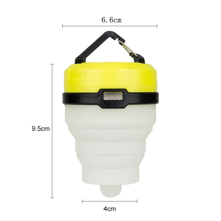 2 PCS Portable Emergency Camping Lantern Tent Soft Light Outdoor Hanging 5 LED Bulb
