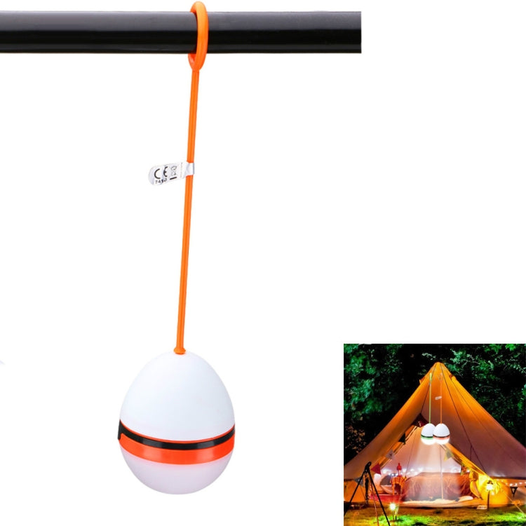 2 PCS LED Portable Lantern Camping Light Silicone Lanyard Hanging Tent Lamp