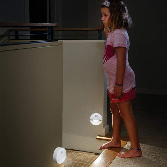 2 LEDs PIR Motion Sensor LED Novelty Lighting Sensitive Wall Ceiling Nightlight Cabinet Hallway Pathway Lamp