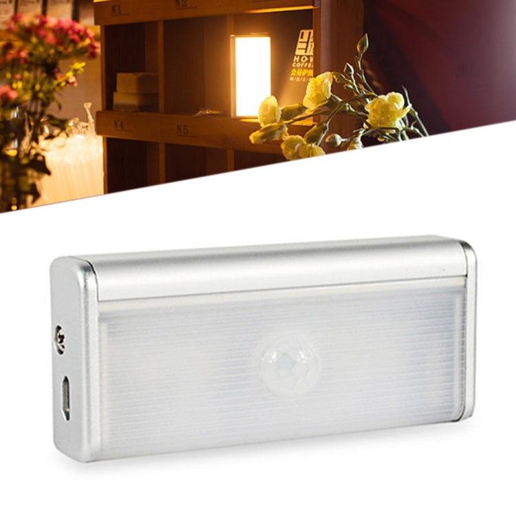4 LEDS SMD 2835 Mini Human Body Infrared Sensor Night Light Wardrobe Lamp