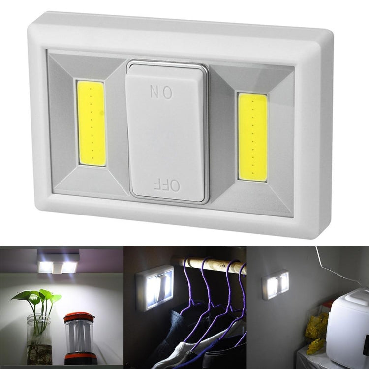 2 PCS Night Lighting COB LED Night Light Repair Emergency Light Wall Closet Switch Light