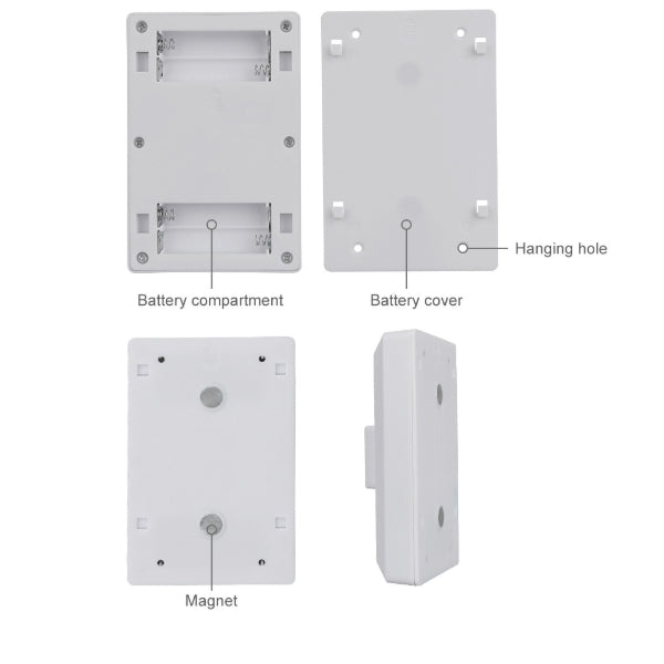 2 PCS Night Lighting COB LED Night Light Repair Emergency Light Wall Closet Switch Light