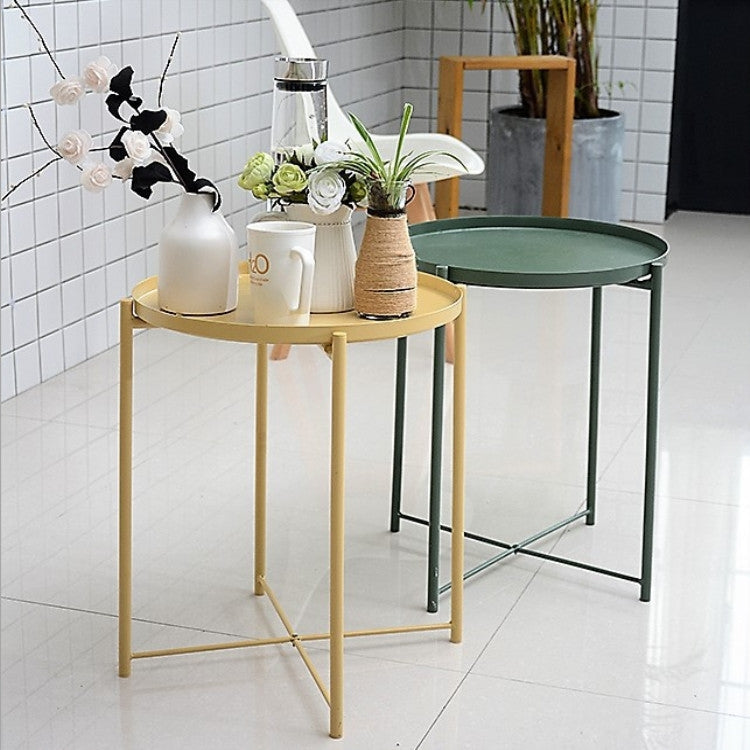 Nordic Iron Round Table Coffee Table Metal Small Round Table