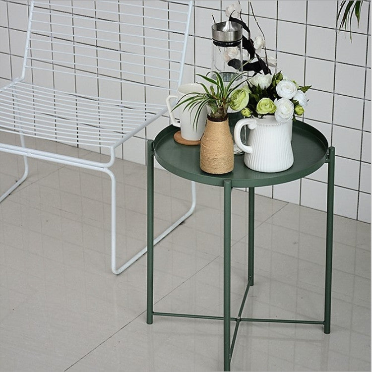 Nordic Iron Round Table Coffee Table Metal Small Round Table