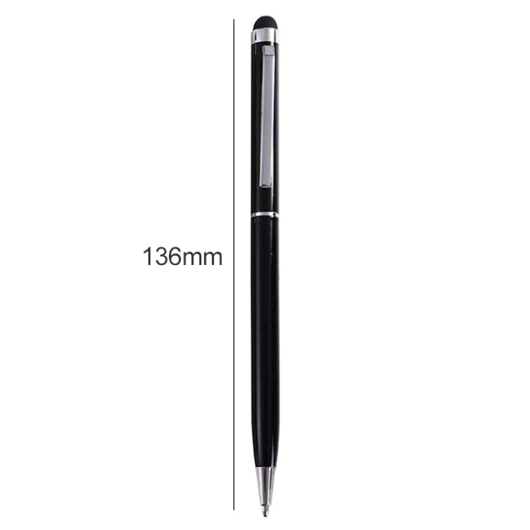 10 PCS Touch Pen Capacitive Touch Ballpoint Pen Children Student Stationery School Office Supplies, Ink Color:Black