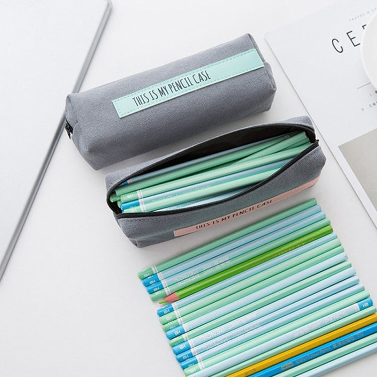 Simple Large Letter School Pencil Case Pen Bag Stationery Office School Supplies Pen Pouch Cosmetic Cases Coin Purse Storage Bags