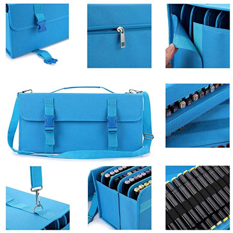 2 PCS Mark Touch Pen Bag Sketch Storage Bag Holders Painting Bag, Size:60 color pencil case
