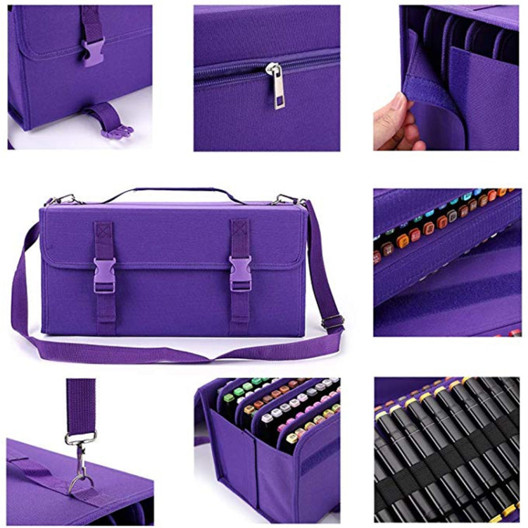 2 PCS Mark Touch Pen Bag Sketch Storage Bag Holders Painting Bag, Size:120 color pencil case