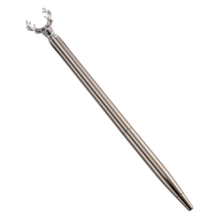 2 PCS Cute Ball Pens Metal Elk Dree Ballpoint Pens School Stationery Office Supplies