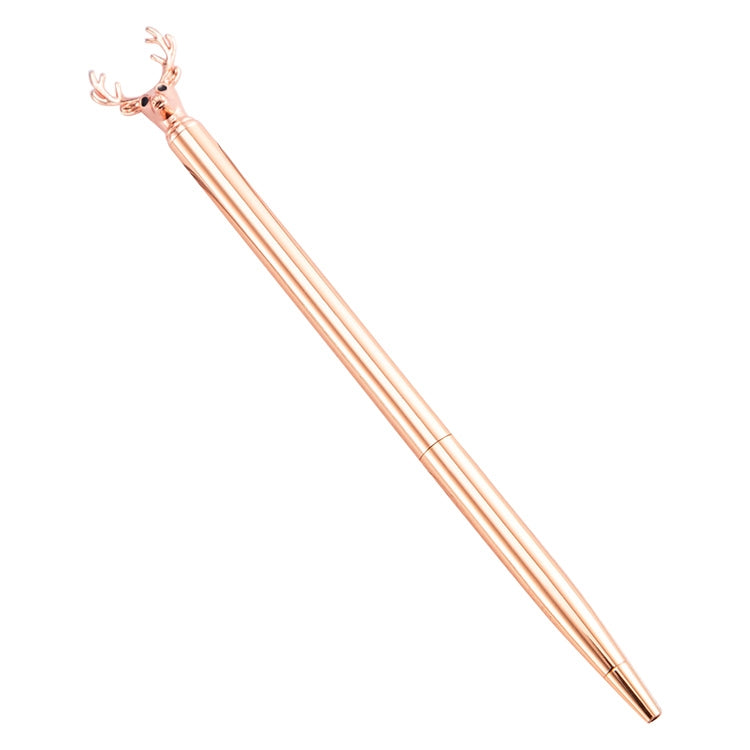 2 PCS Cute Ball Pens Metal Elk Dree Ballpoint Pens School Stationery Office Supplies